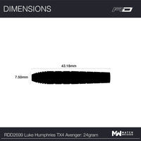 red-dragon-luke-humphries-tx4-avenger-steeldarts-22g-tungsten image 8