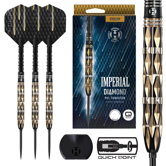 harrows-imperial-diamond-90-steeldarts-23g-quick-point image 1