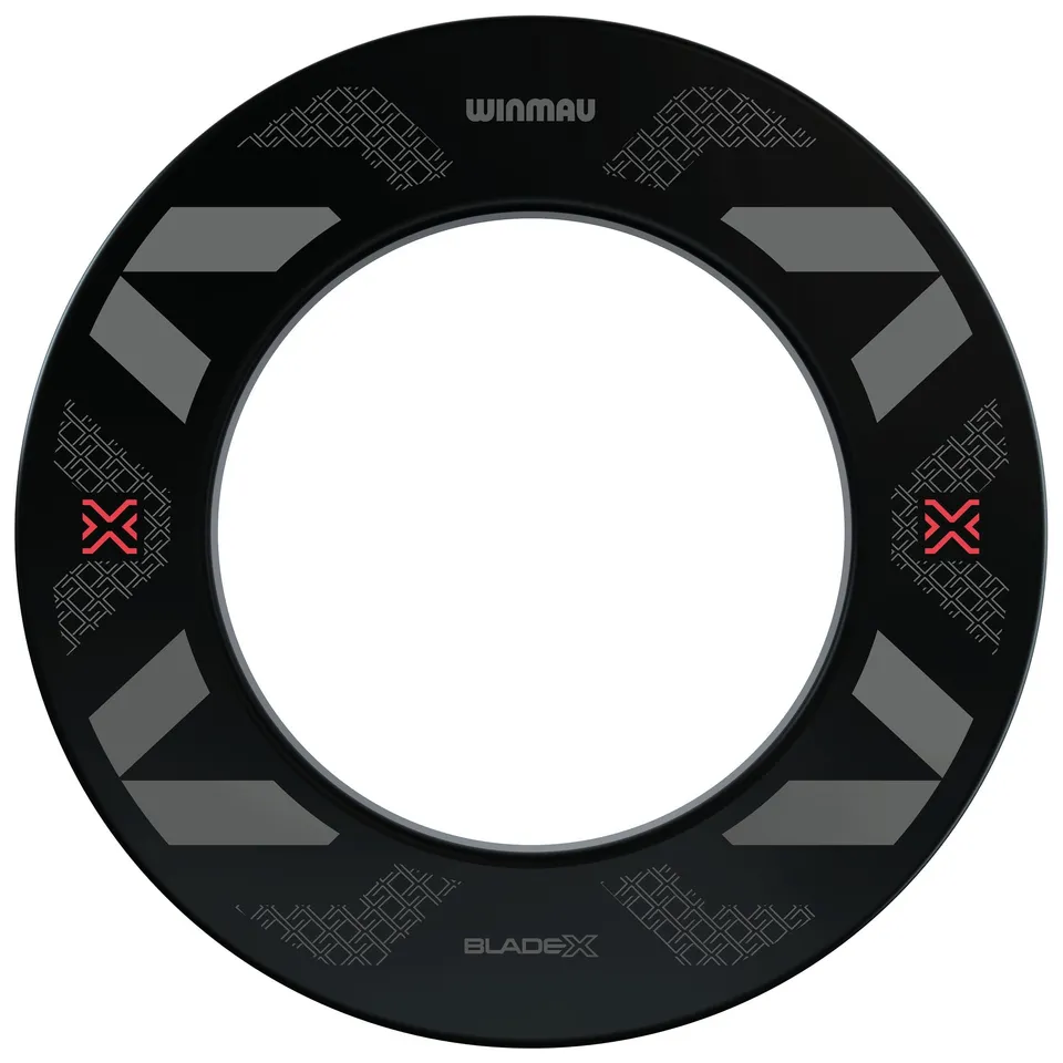 winmau-blade-x-surround-auffangring-schwarz-wandschutz image 1