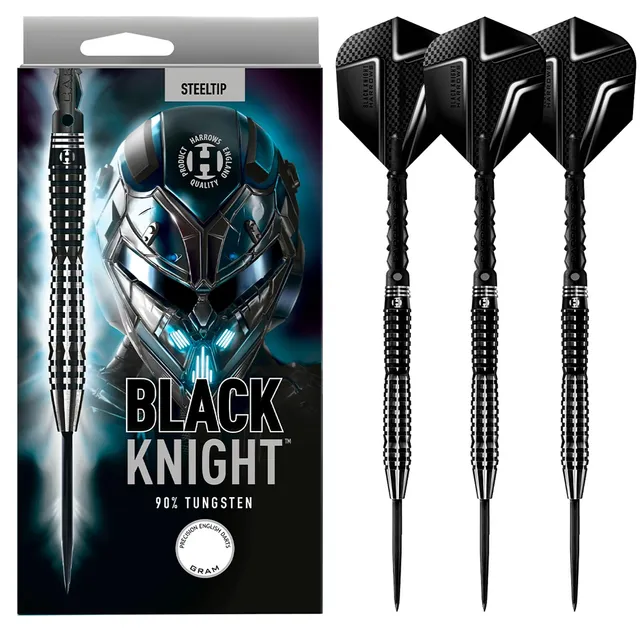 harrows-black-knight-90-steeldarts-23g-tungsten image 1