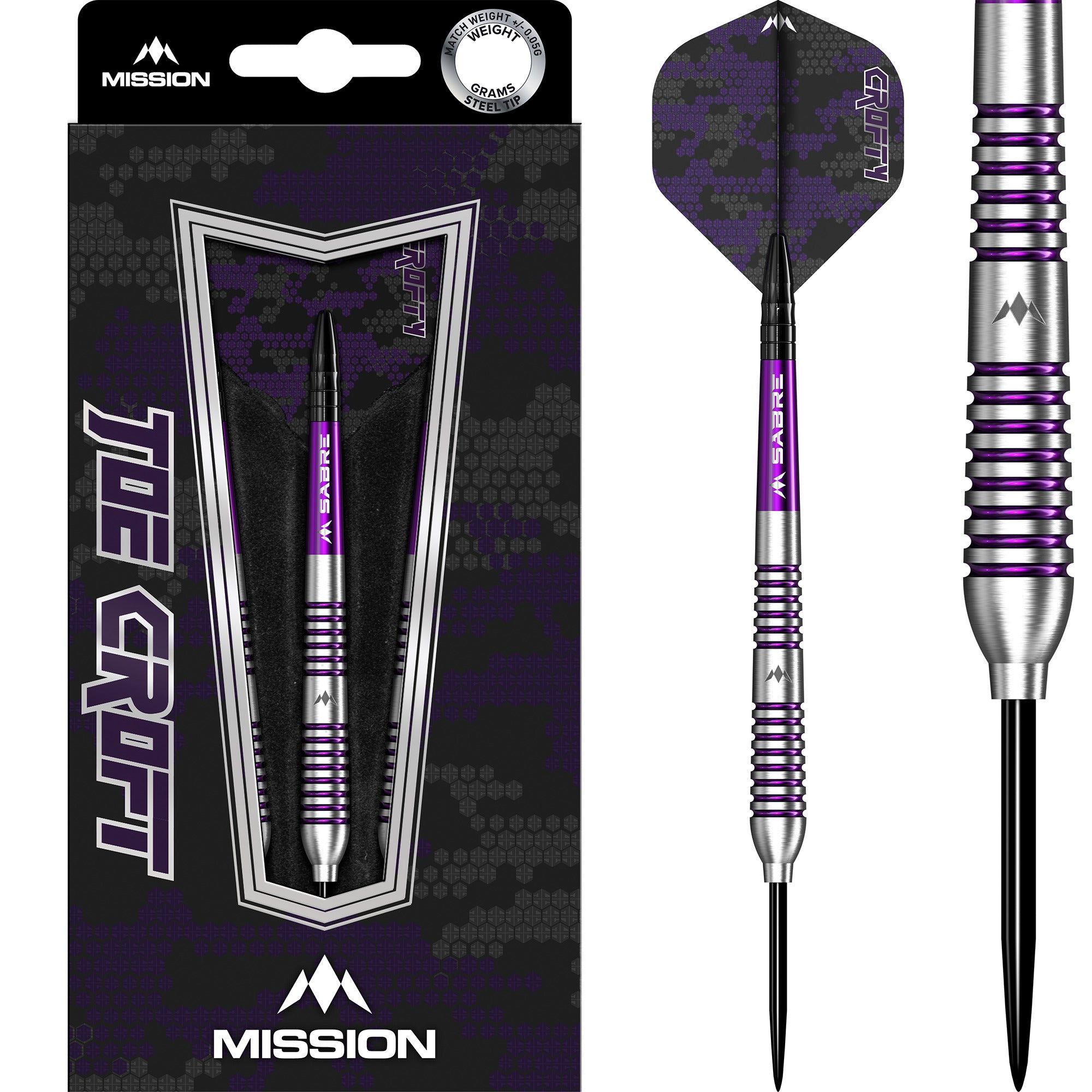 mission-joe-croft-steeldarts-23g-95-tungsten-lila image 1
