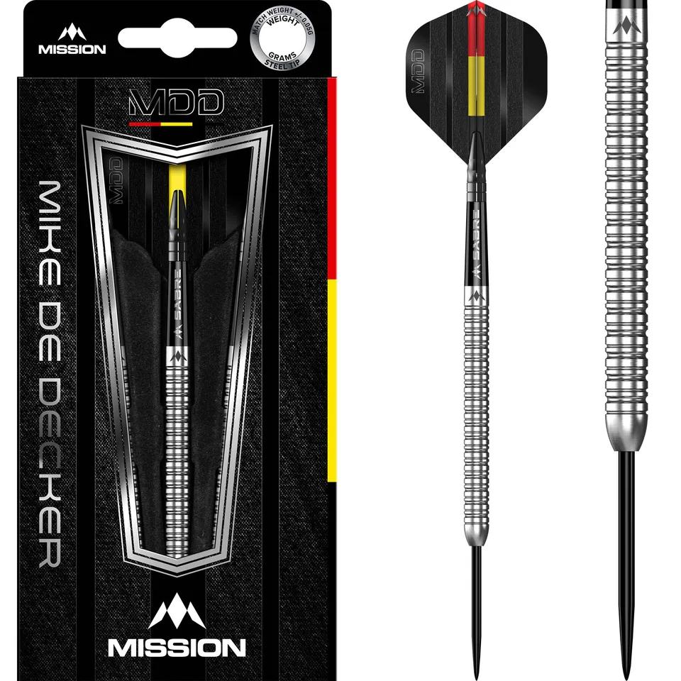 mission-mike-de-decker-steeldarts-24g-95-tungsten-silber image 1