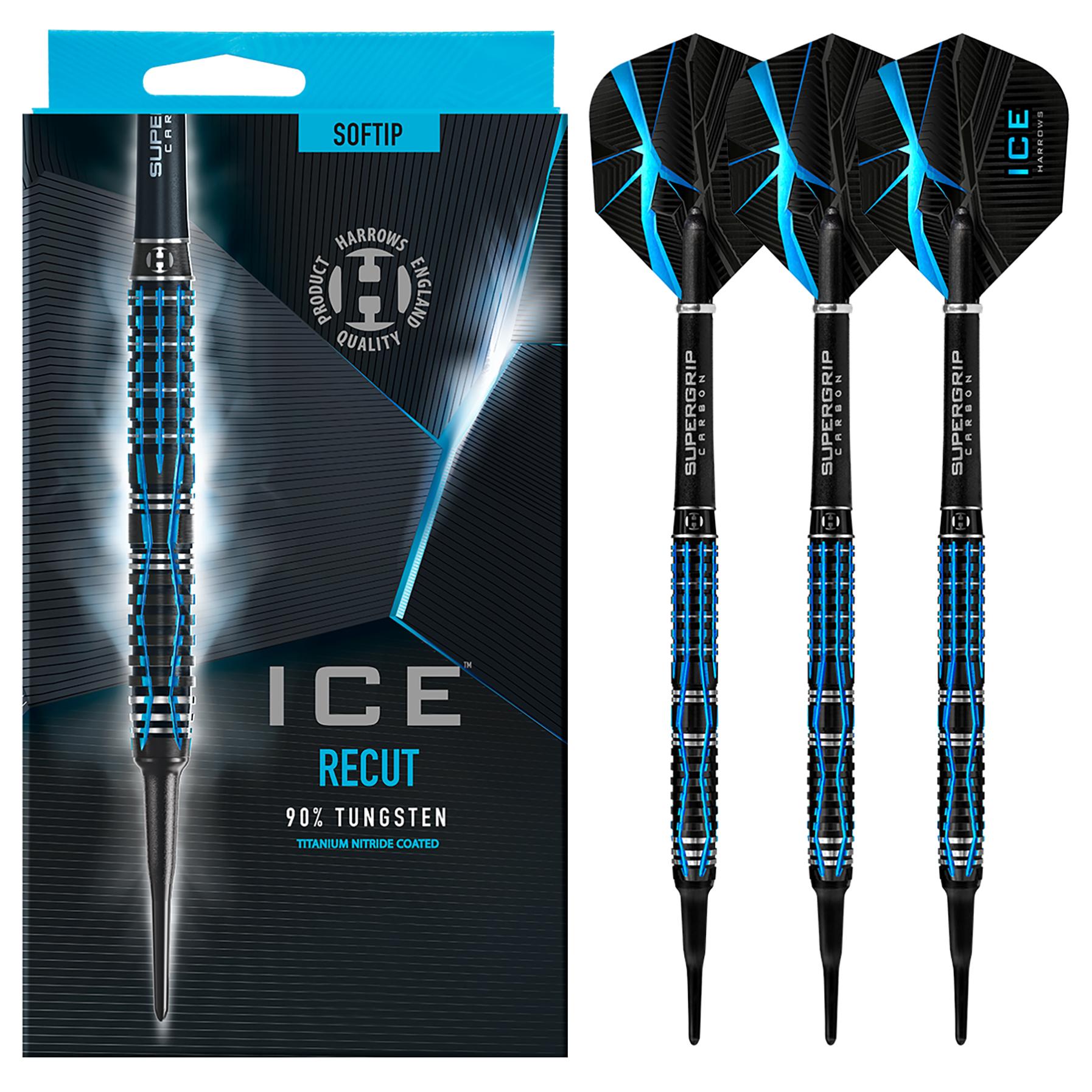 harrows-ice-recut-softdarts-20g-90-tungsten-blau image 1