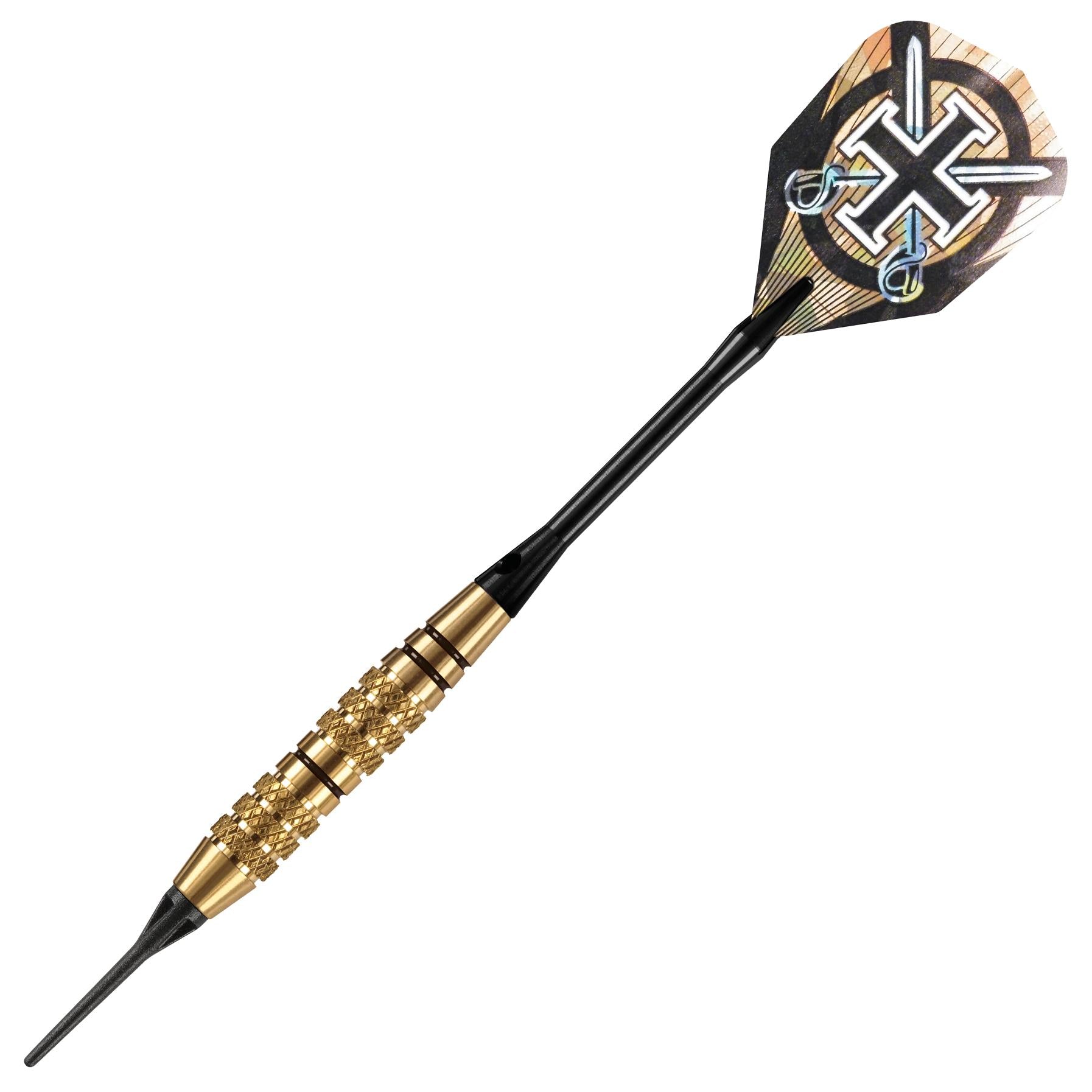 harrows-corsair-black-18g-softdarts-messing-3er-set image 5