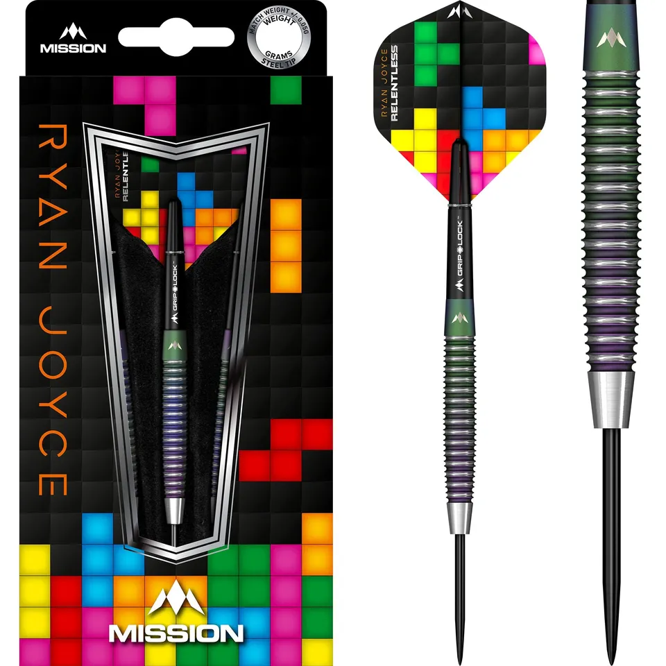 mission-ryan-joyce-steeldarts-tungsten-23g-coral-pvd image 1