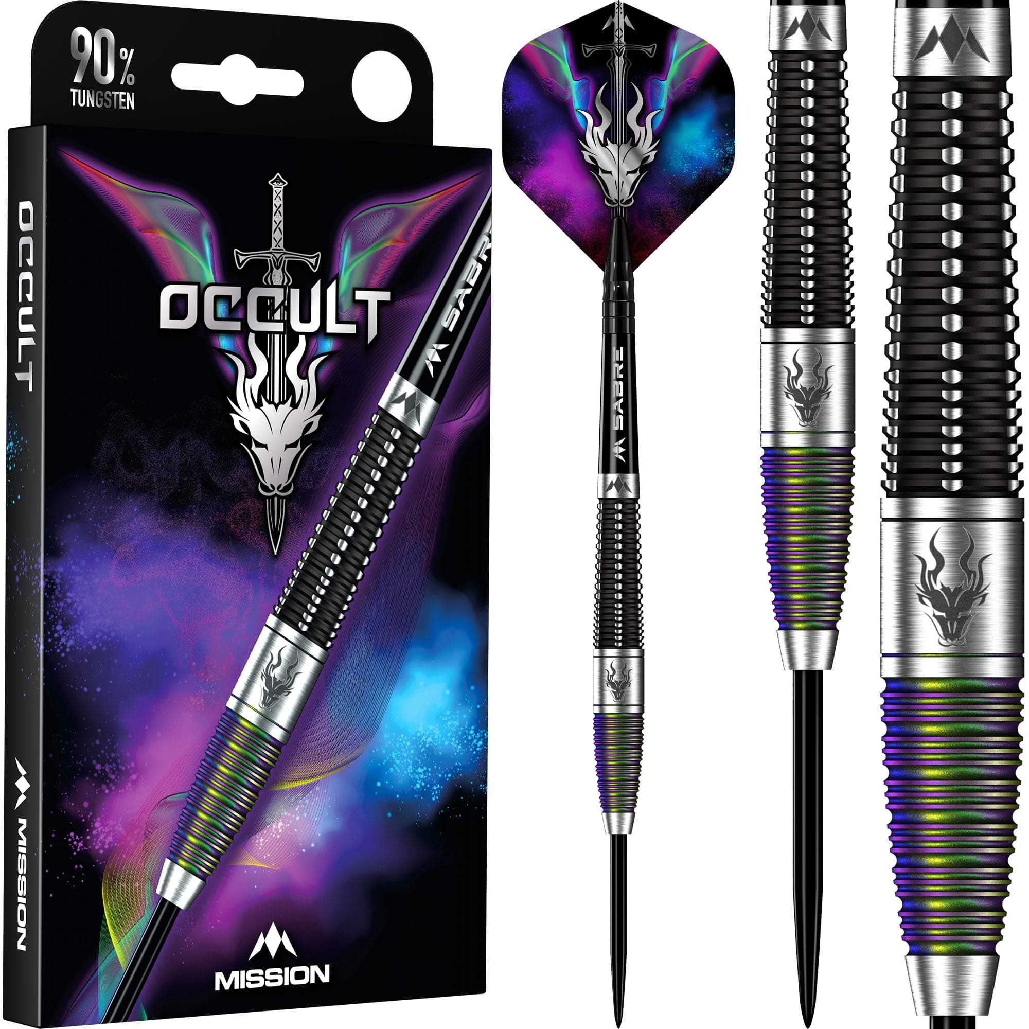 mission-occult-steeldart-23g-black-coral-90-tungsten image 3