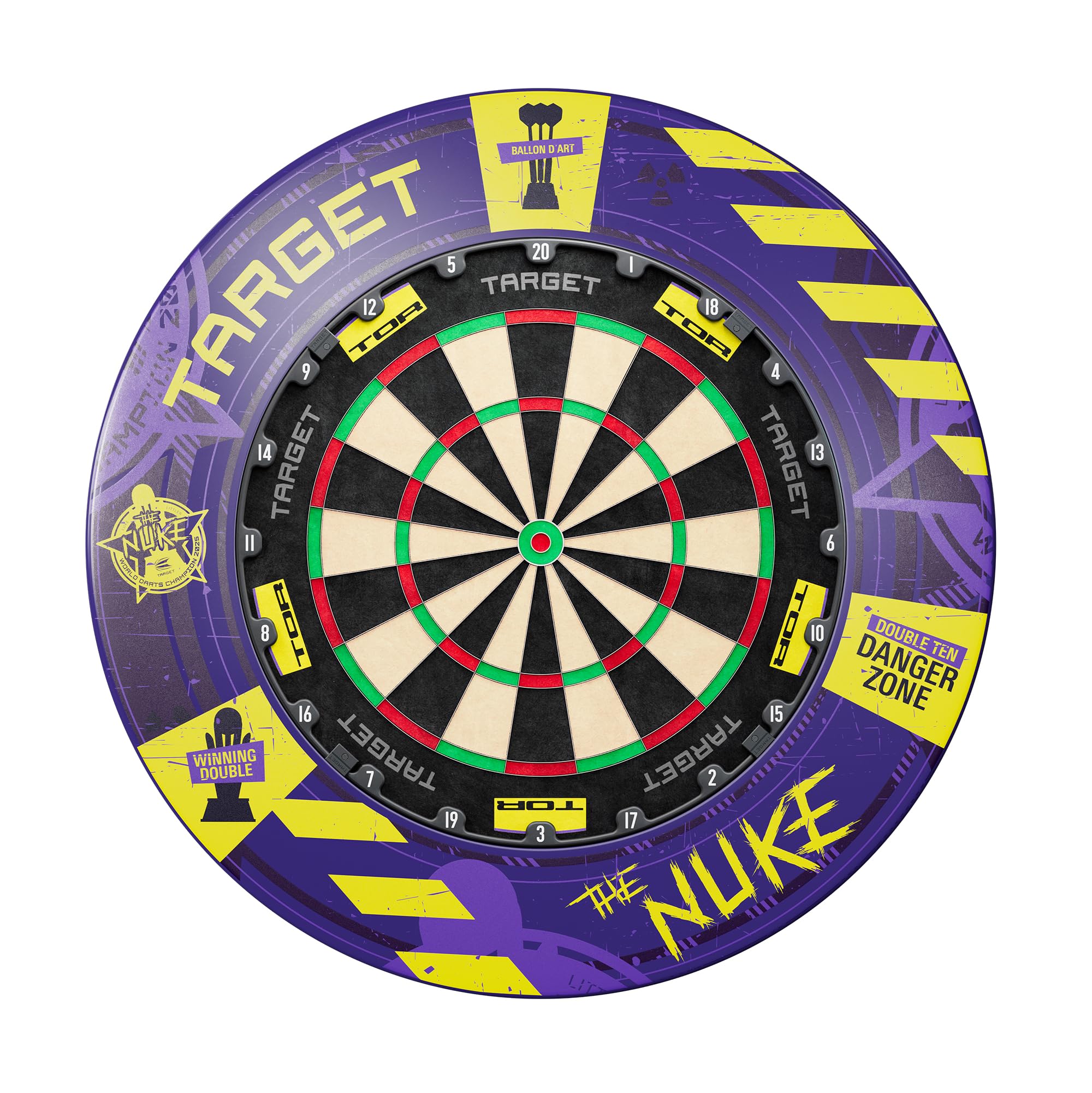 target-tor-luke-littler-dartscheibe-bundle-sisal-board image 1