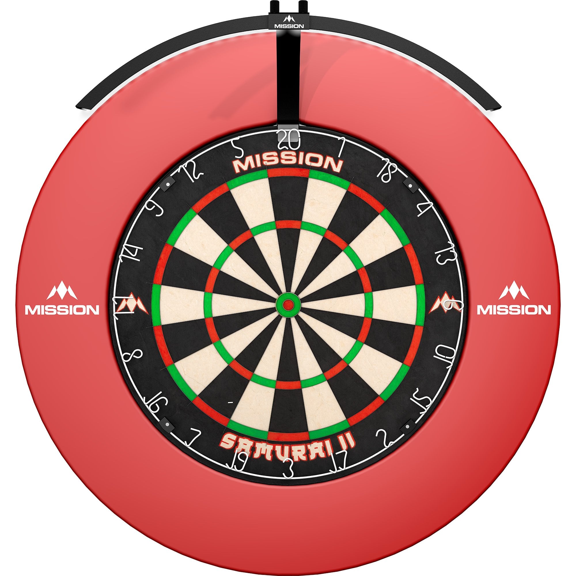 mission-torus-100-dartboard-beleuchtung-faltbar-schwarz-led image 5