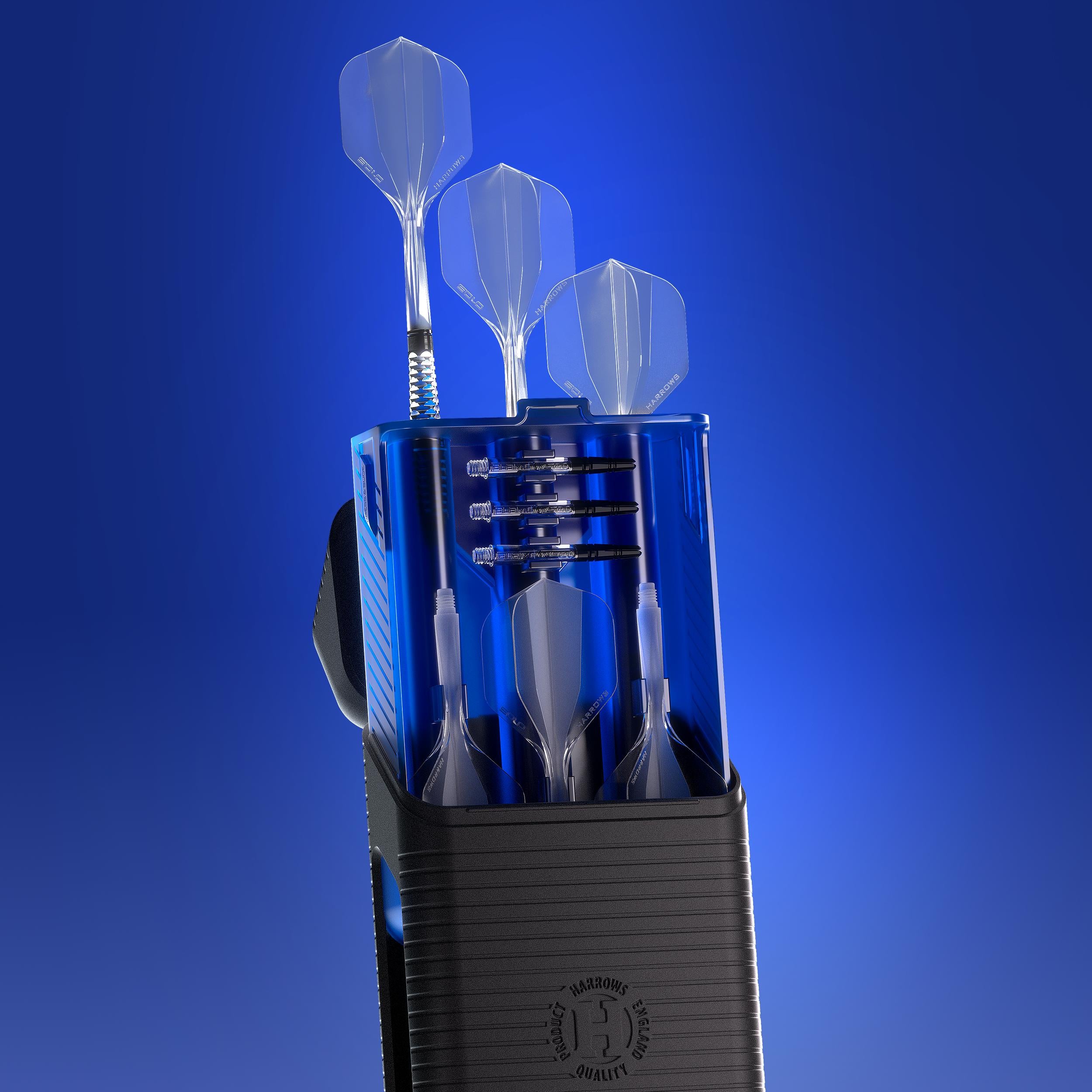 harrows-vault-darts-case-f-r-3-darts-blau-rot-clear image 3