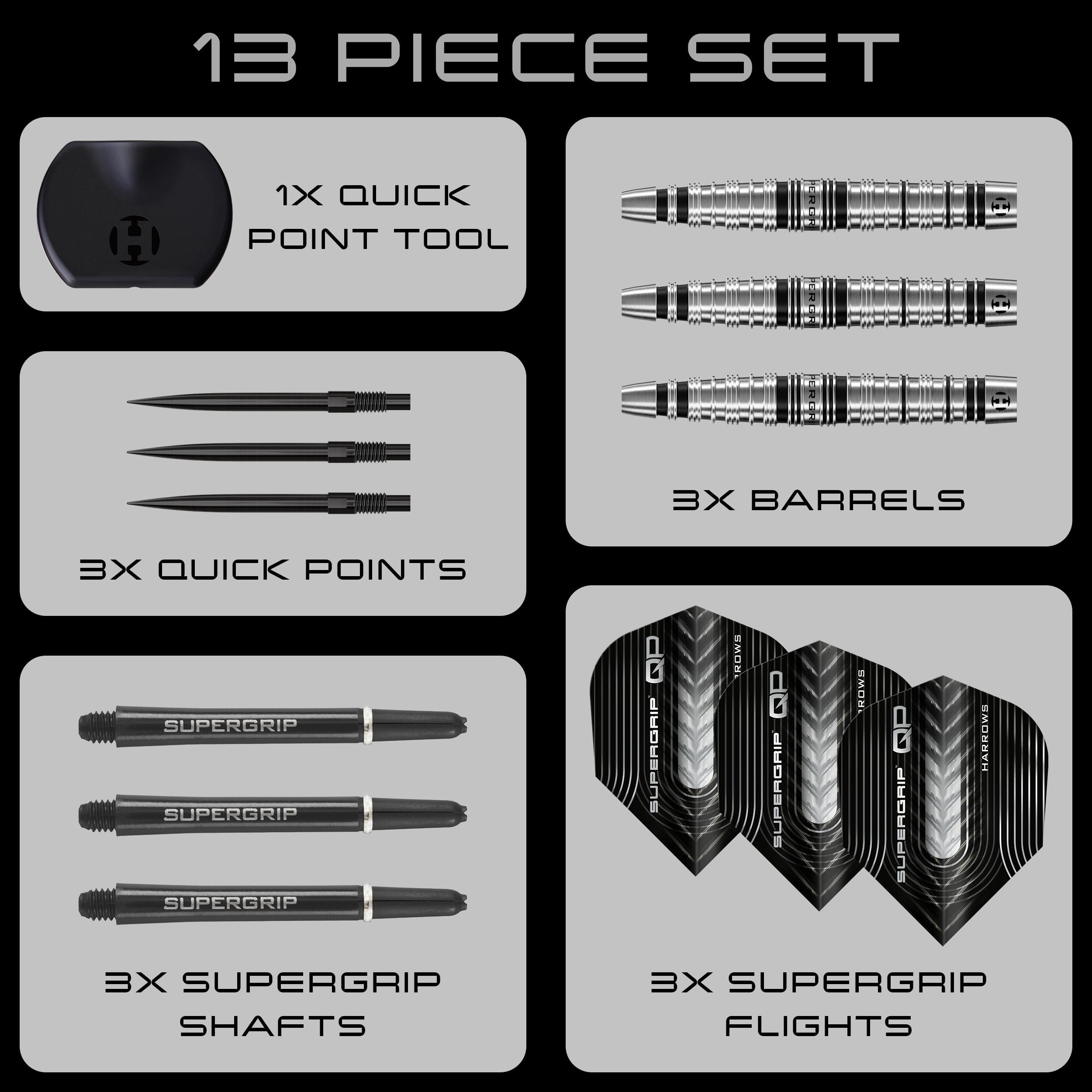 harrows-supergrip-qp-torpedo-steeldarts-23g-90-tungsten image 6