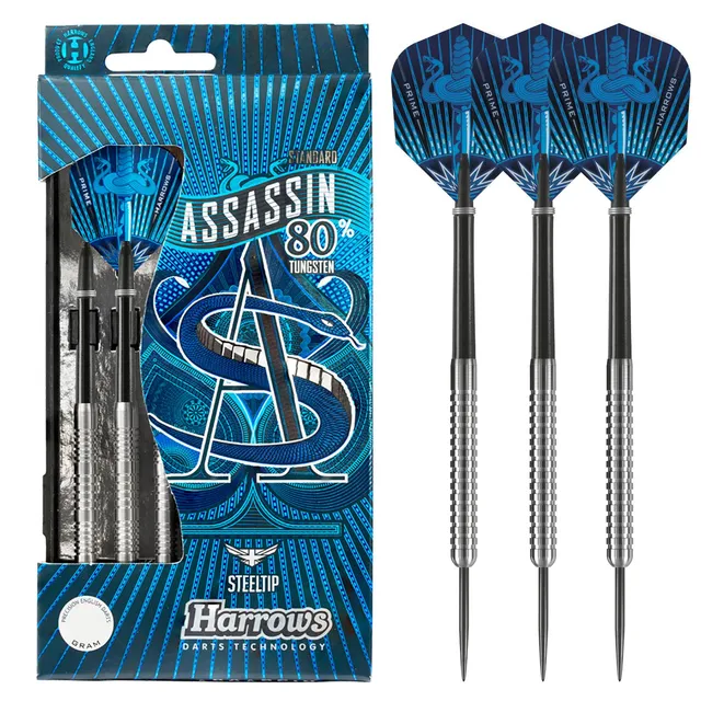 harrows-assassin-80-steeldarts-22g-ringed-set image 1