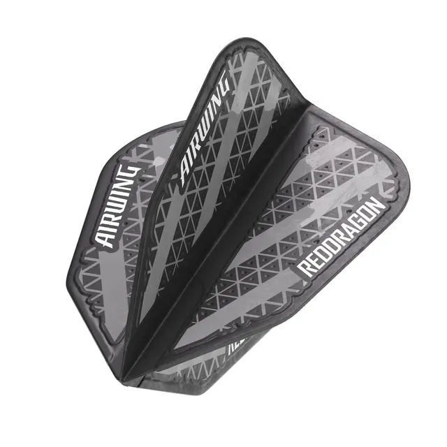 red-dragon-nitro-flite-airwing-dart-flights-schwarz-grau-v-standard image 1