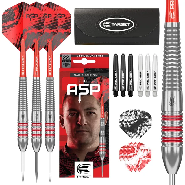 target-nathan-aspinall-messing-steeldarts-22g-set-mit-etui image 1