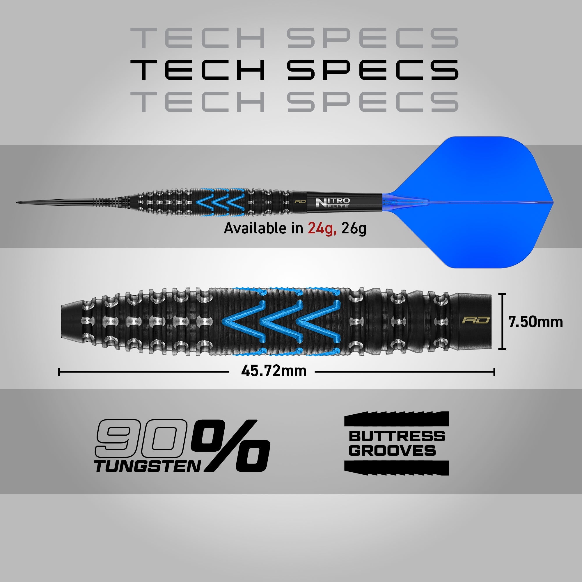 red-dragon-flightmasters-amp-torpedo-steeldart-24g-tungsten image 5