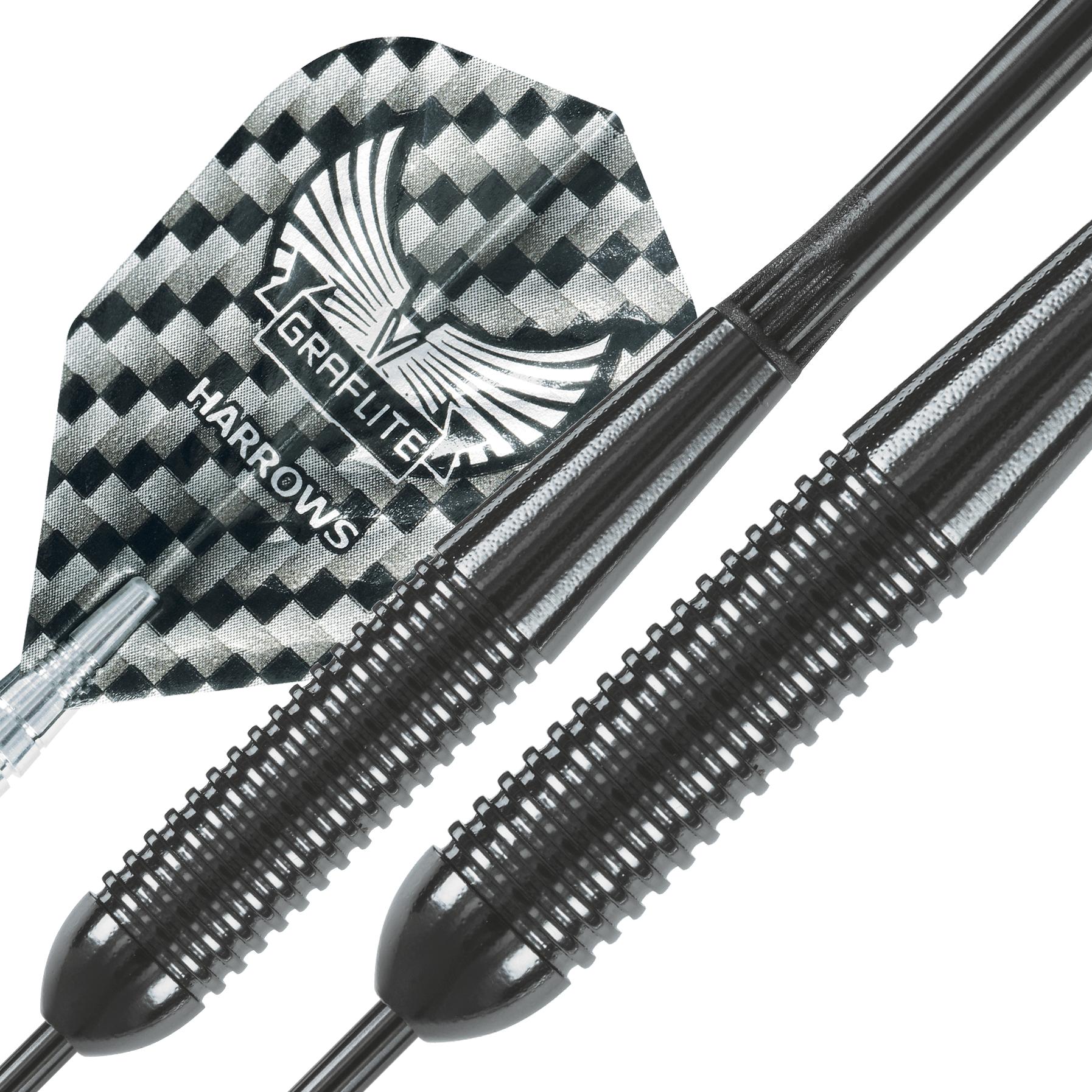 harrows-black-arrow-19gr-steeldart-messing-schwarz image 3