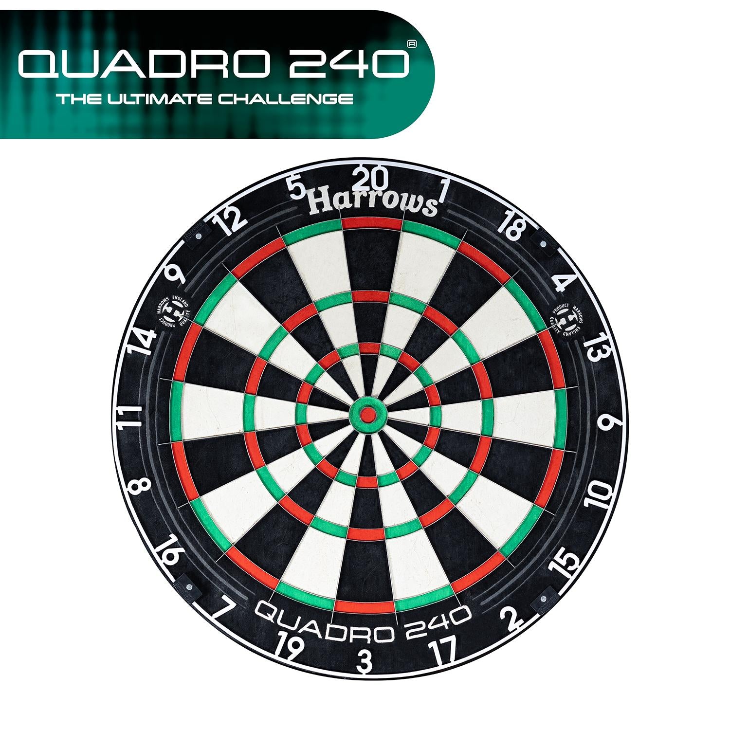 harrows-quadro-240-dartscheibe-sisal-mit-clear-sight-ring image 5