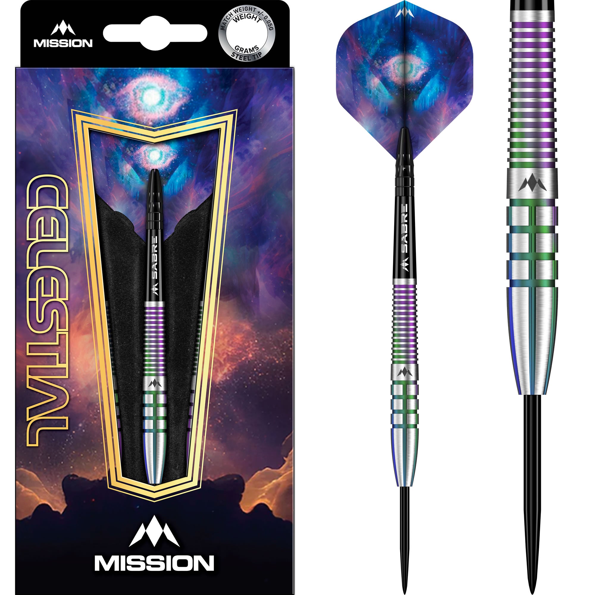 mission-celestial-steeldarts-23g-95-tungsten-coral-pvd image 1