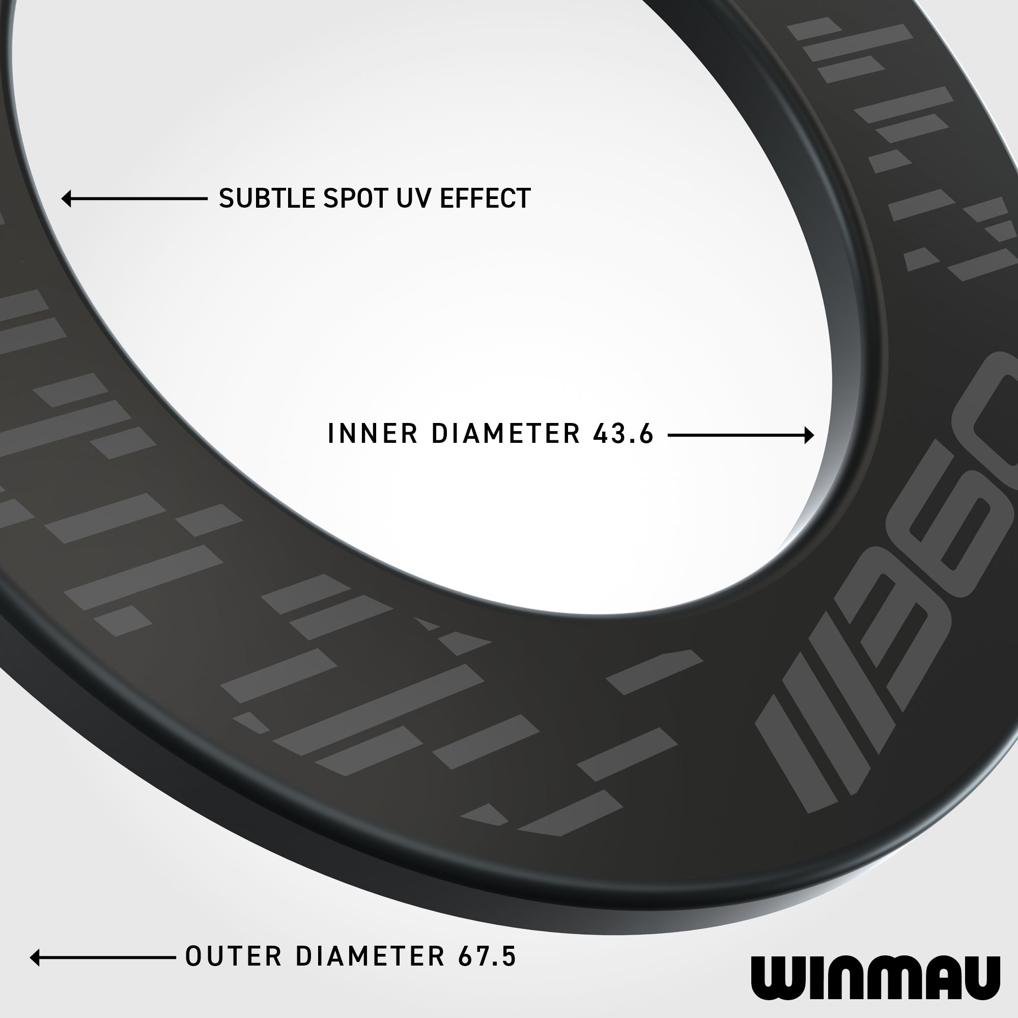 winmau-blade-360-surround-auffangring-schwarz-schaumstoff image 4