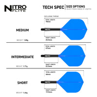 red-dragon-nitro-flite-flights-schwarz-blau-integriert-3-stk image 2