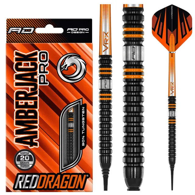 red-dragon-amberjack-pro-1-softdarts-schwarz-orange image 1