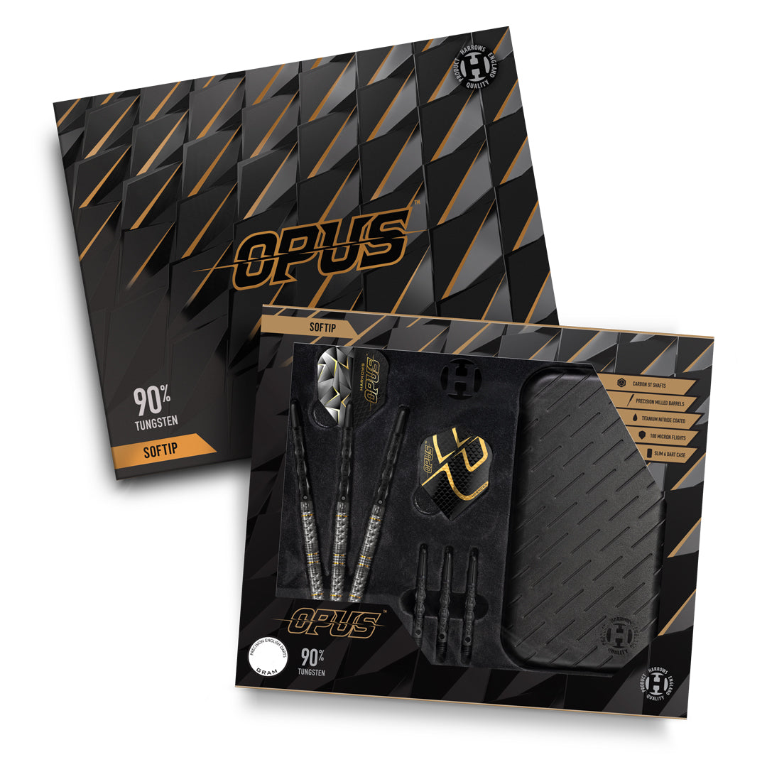 harrows-opus-90-softdarts-18g-titan-gun-metal-gold image 7