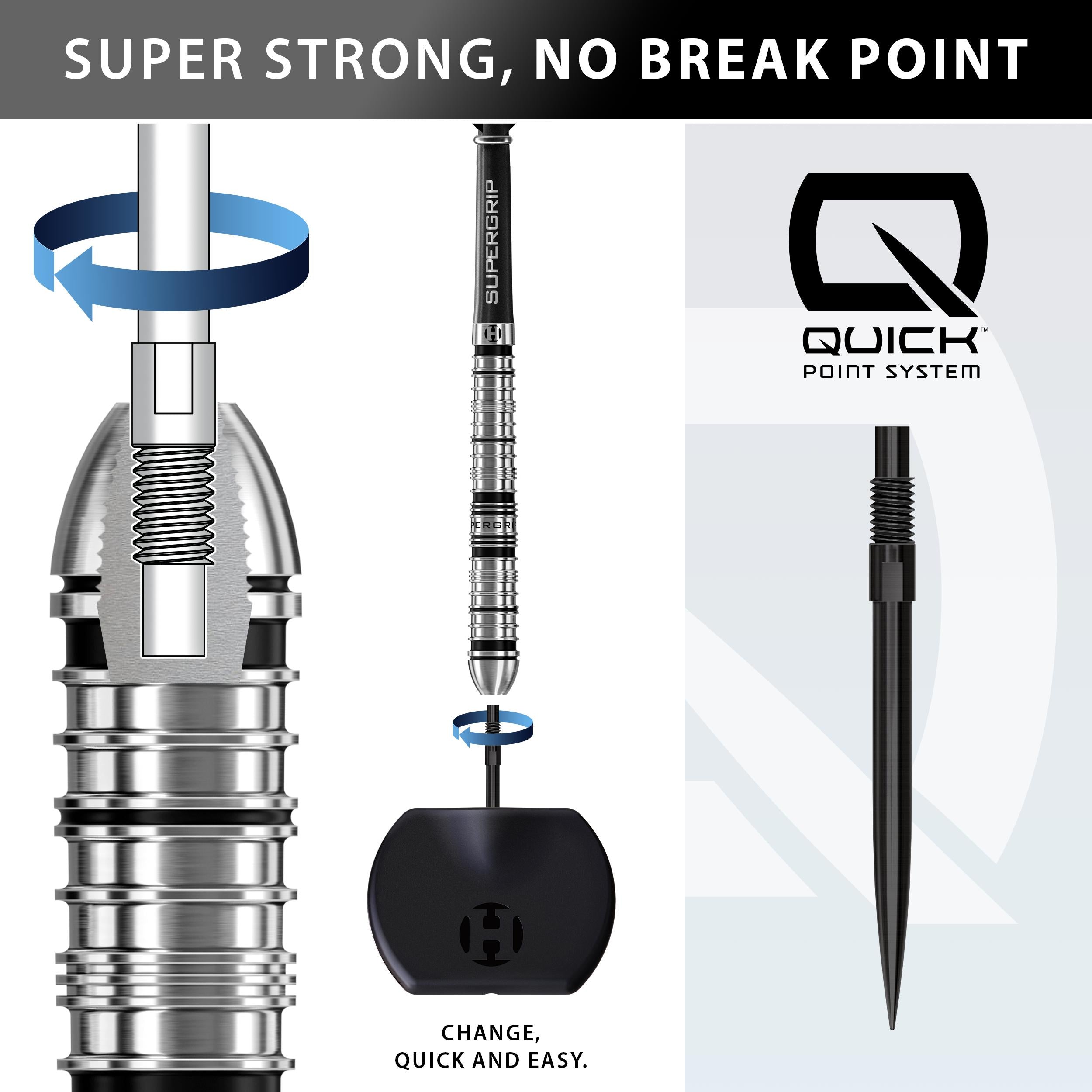 harrows-supergrip-qp-tapered-steeldart-24g-90-quick-point image 3