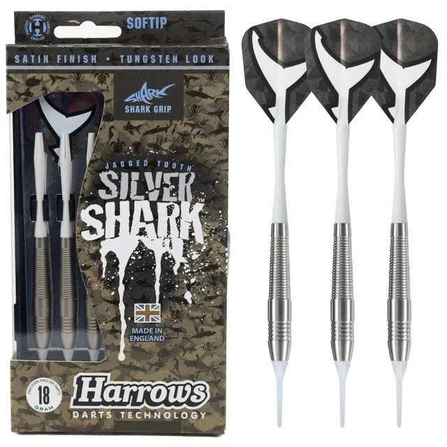 harrows-silver-shark-style-a-18g-softdarts image 1