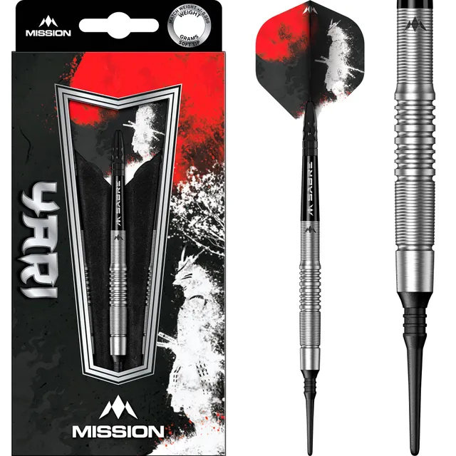 mission-yari-soft-tip-darts-90-tungsten-silber-19g image 1