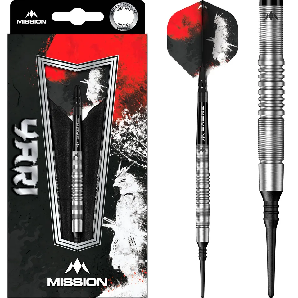 mission-yari-soft-tip-darts-90-tungsten-silber-19g image 1