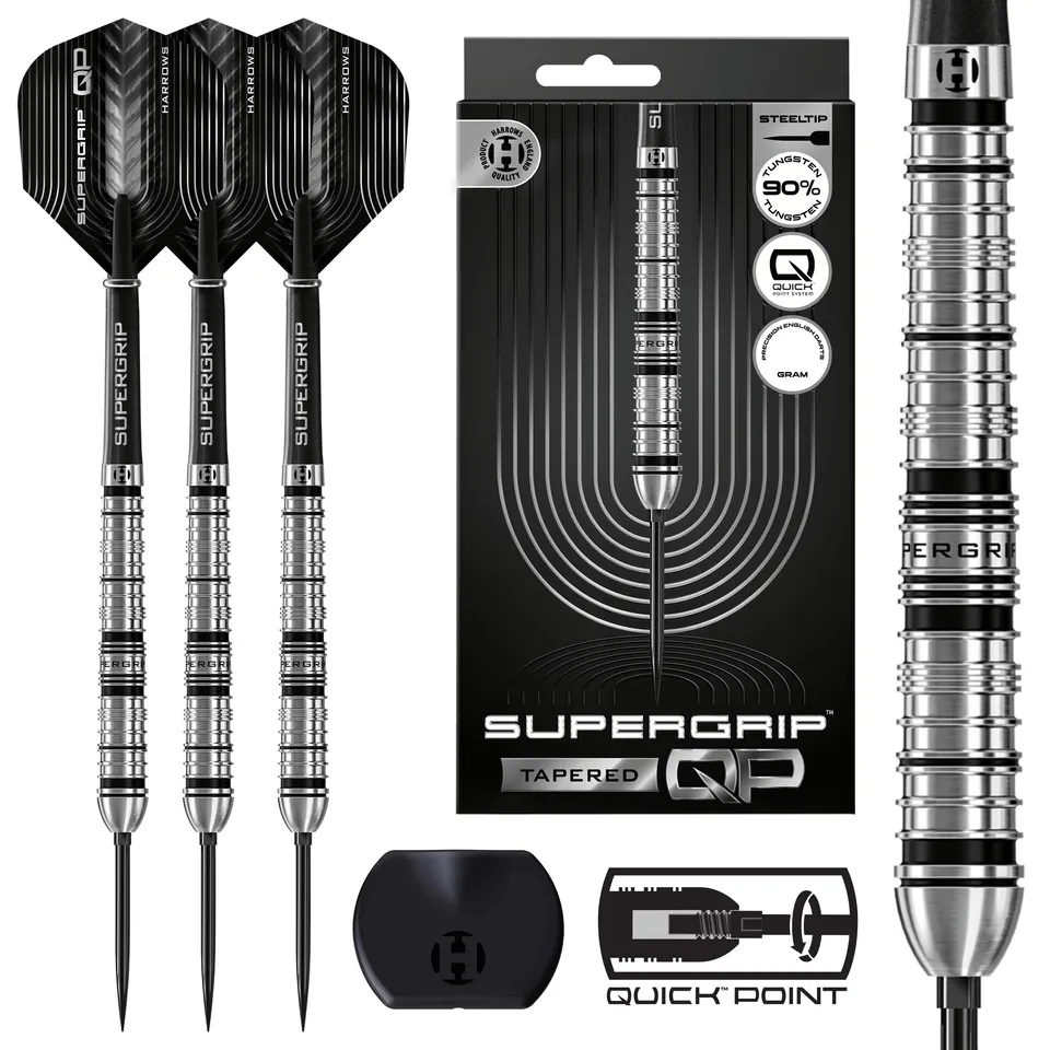 harrows-supergrip-qp-tapered-steeldart-24g-90-quick-point image 1