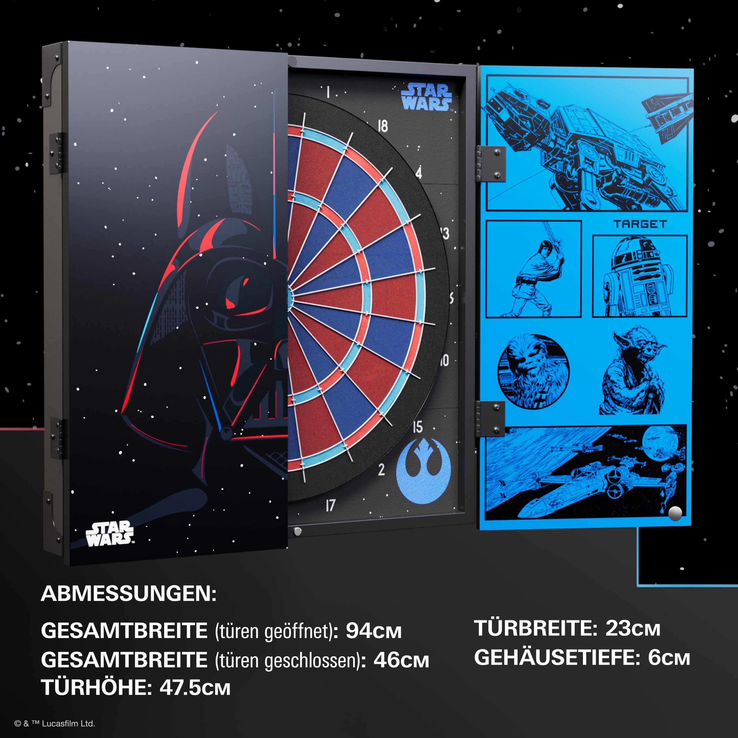 target-arc-star-wars-dartkabinett-light-vs-dark-side-set image 5