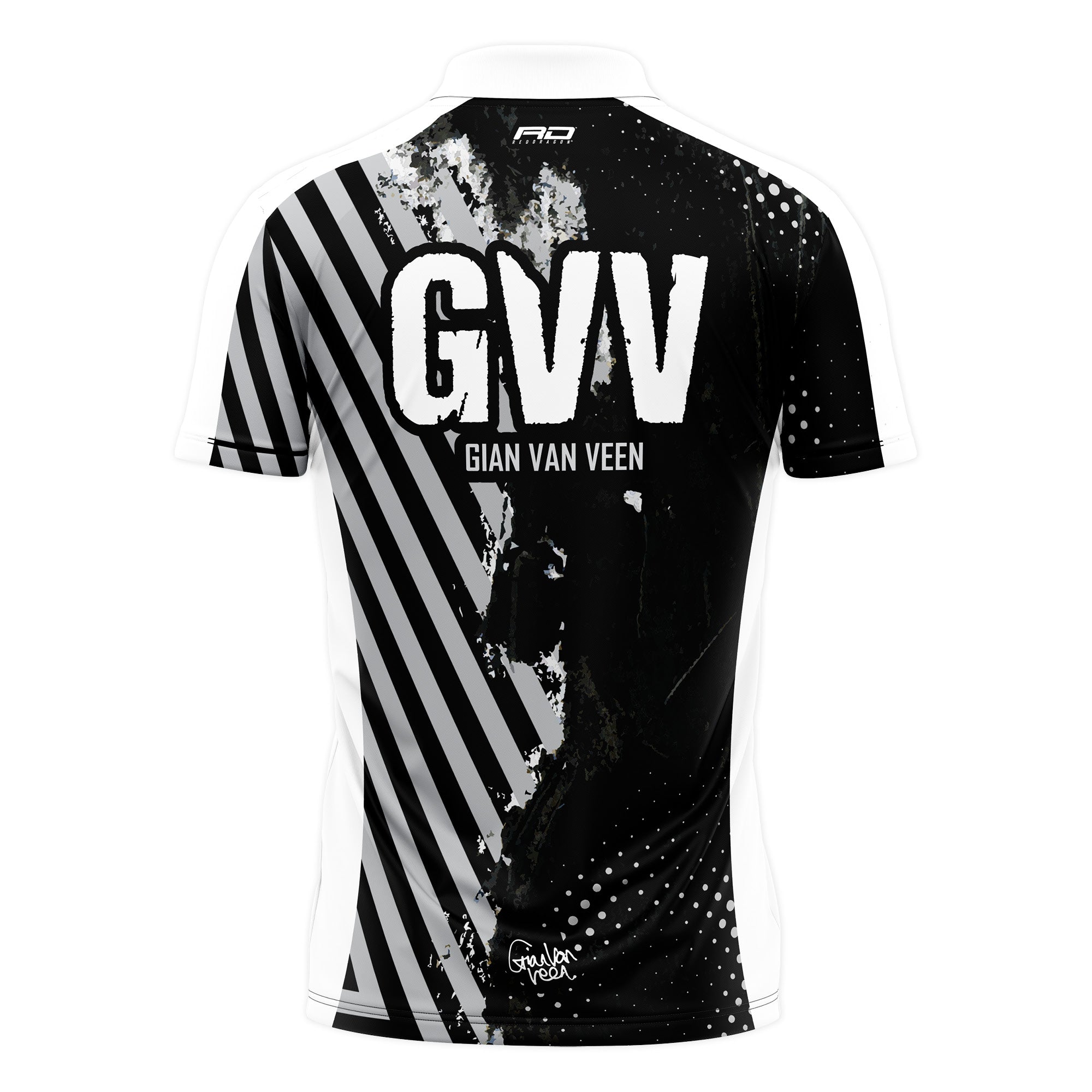 red-dragon-gian-van-veen-tour-polo-limited-edition-l image 2