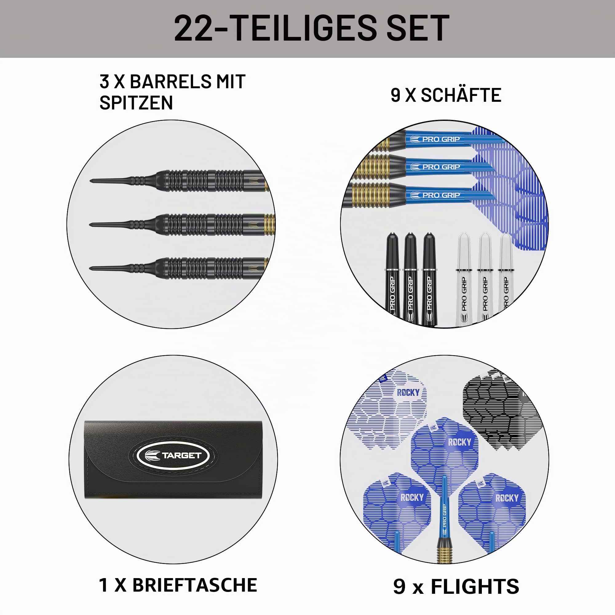 target-josh-rock-softdarts-18g-brass-set-mit-case-pixel image 5