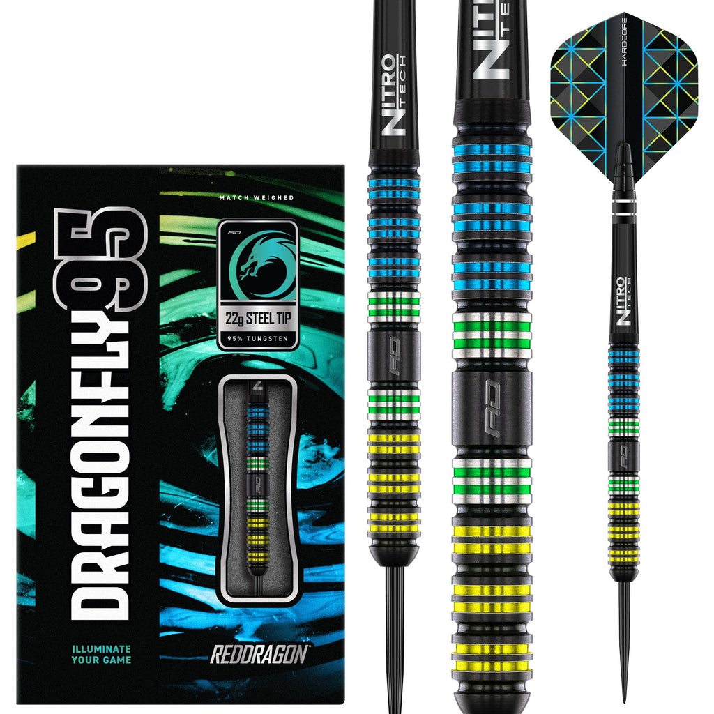 red-dragon-dragonfly-95-black-steeldarts-24g-parallel-tungsten image 1