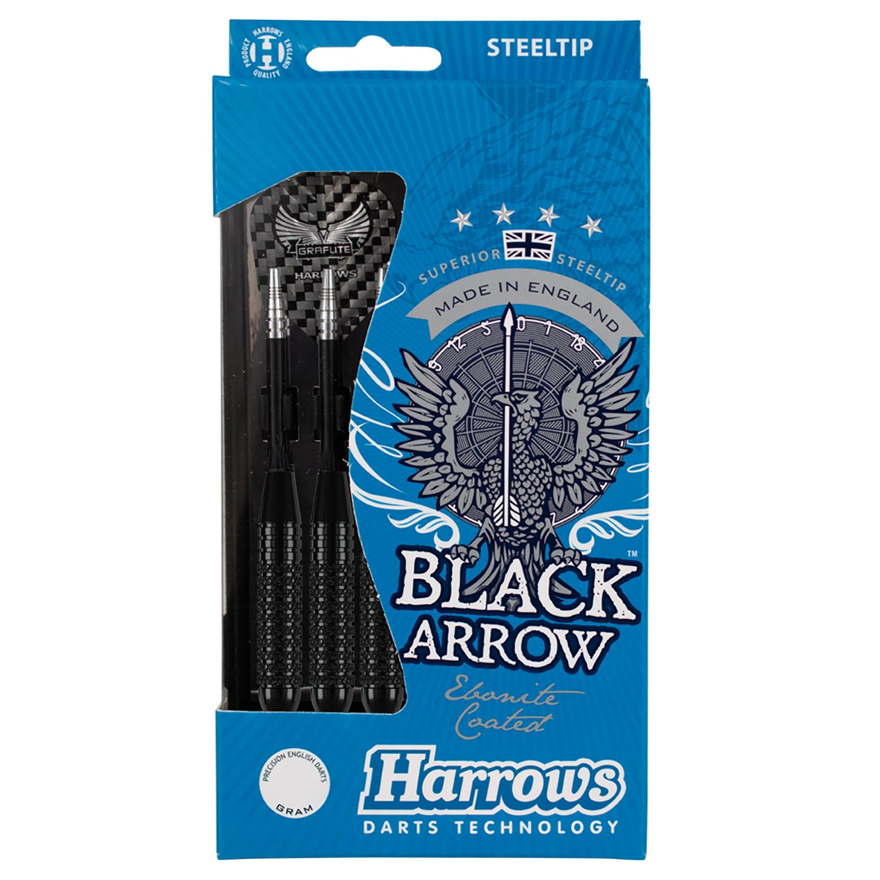 harrows-black-arrow-25gk-steeldart-messing-schwarz image 5