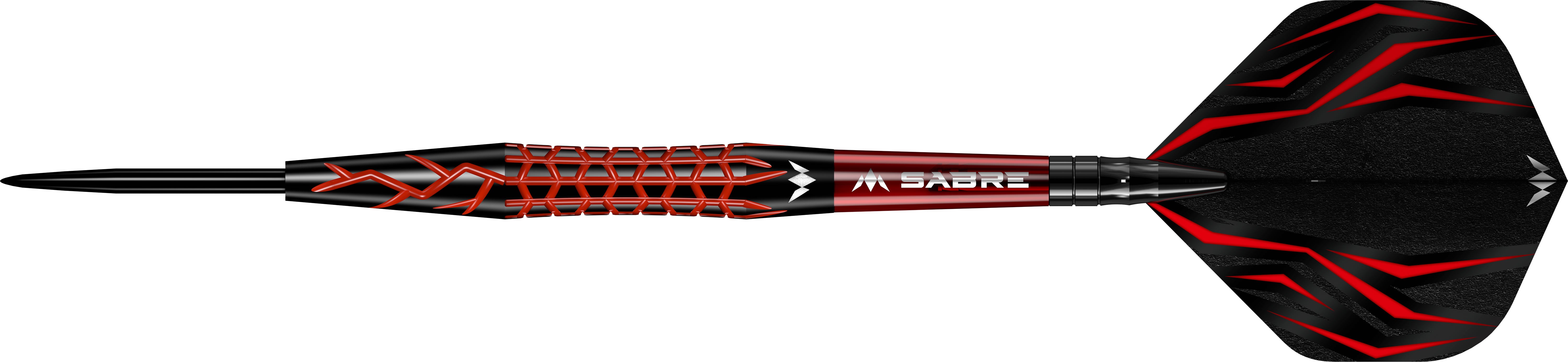 mission-lava-22g-steeldart-95-tungsten-schwarz-rot image 2