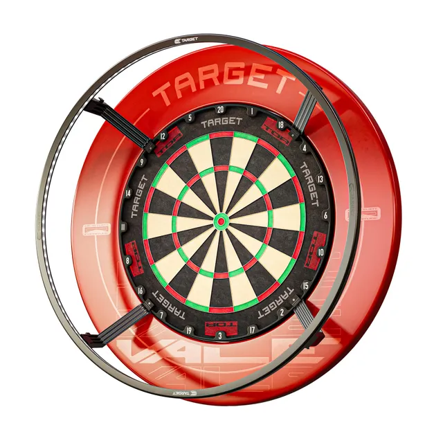 target-corona-vision-dartboard-beleuchtung-led-ring-wei image 1