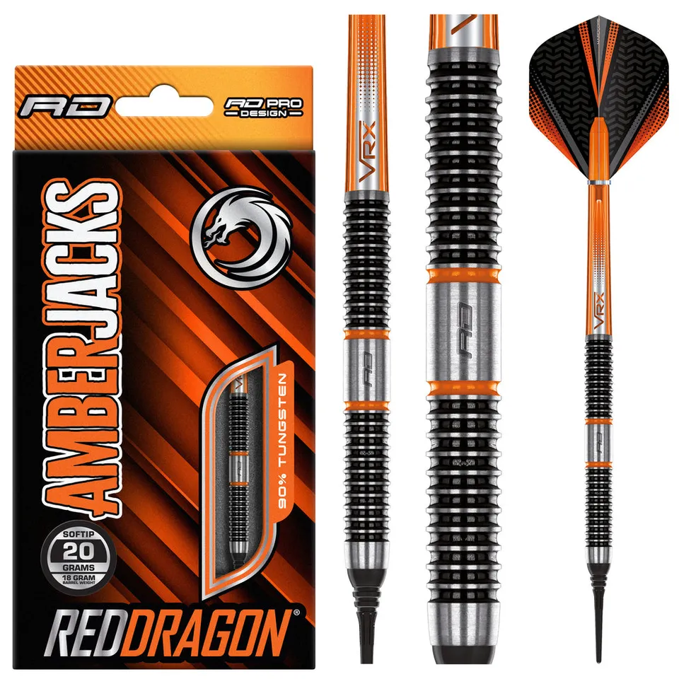 red-dragon-amberjack-18-softdarts-18g-schwarz-orange image 1