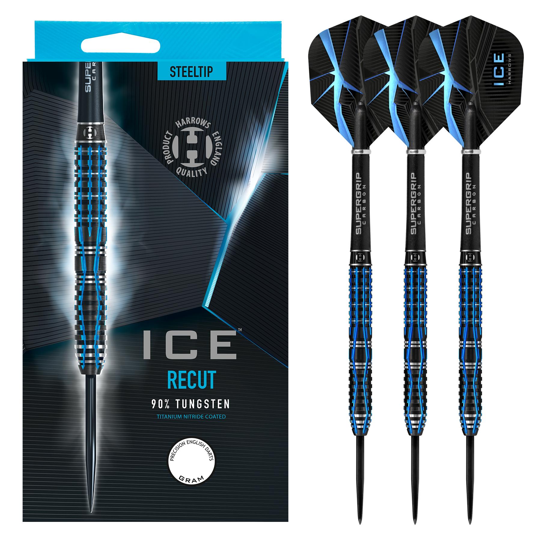harrows-ice-recut-steeldarts-24g-90-wolfram image 1