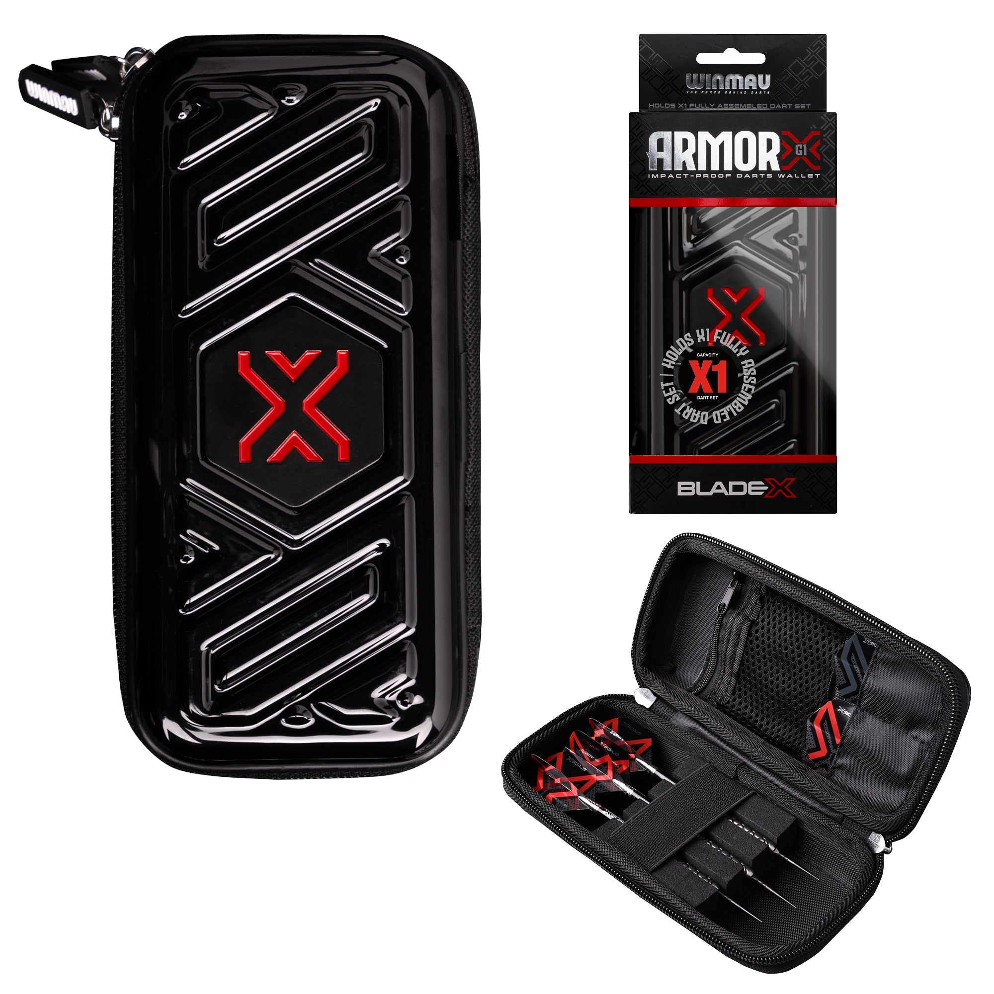 winmau-armor-blade-x-darttasche-schwarz-f-r-komplettset image 1
