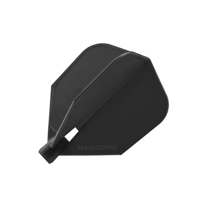 harrows-clic-flights-black-standard-100-mikron-3er-set image 1
