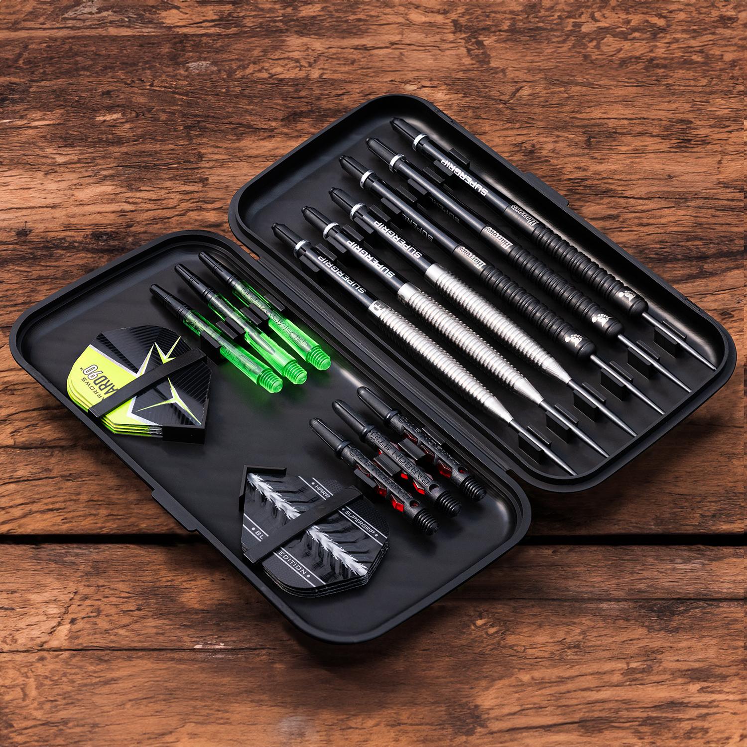 harrows-pro-6-slimcase-darttasche-schwarz-f-r-6-darts image 4