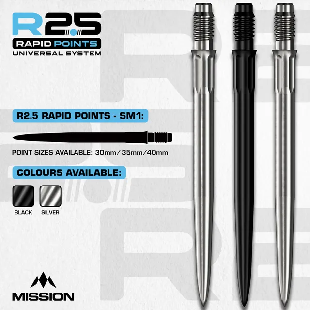 mission-r2-5-sm1-steel-dartspitzen-silber-30mm image 1