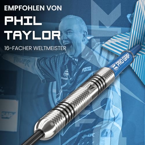 target-phil-taylor-silverlight-steeldarts-22g-set-mit-wallet image 8