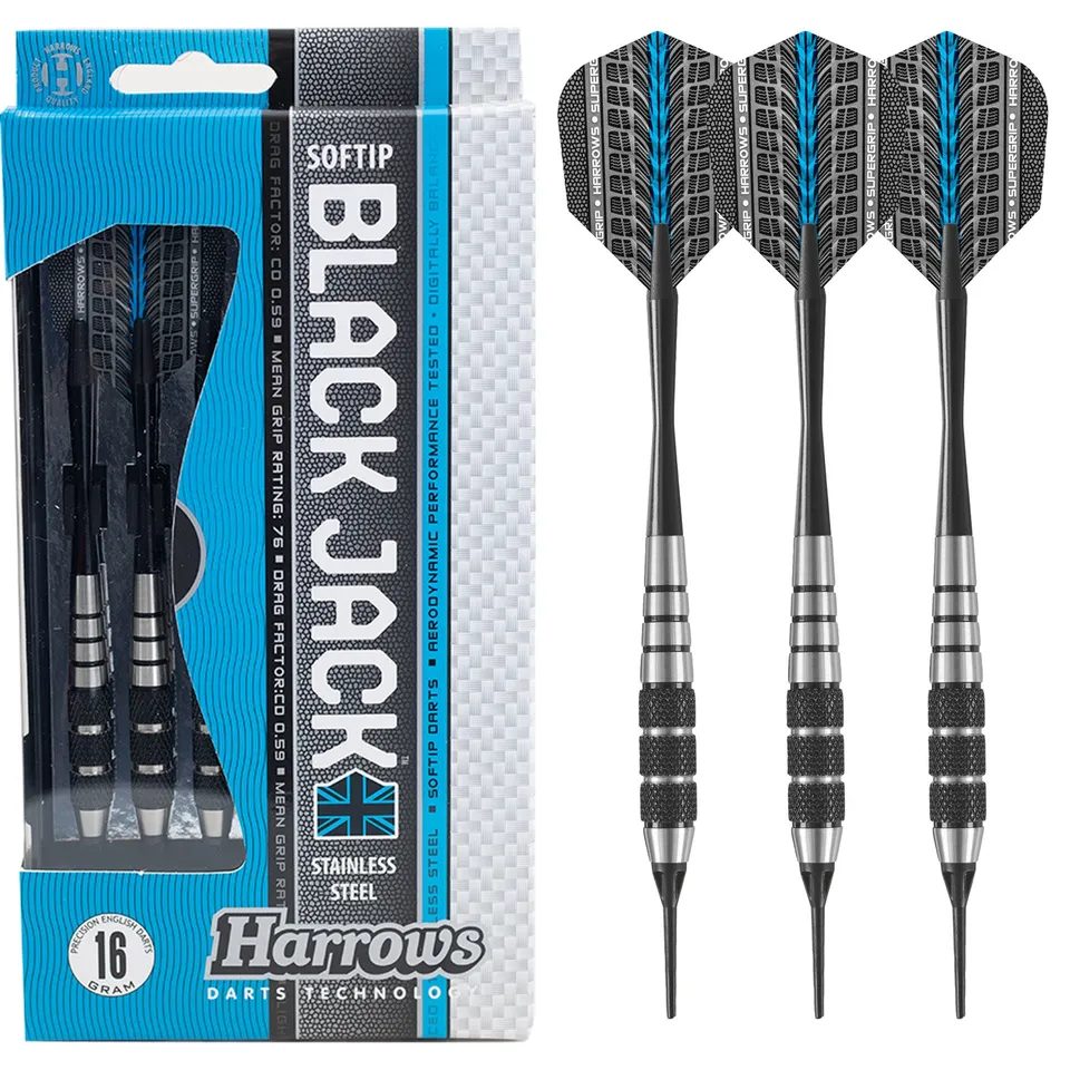 harrows-black-jack-softdarts-18g-schwarz image 1