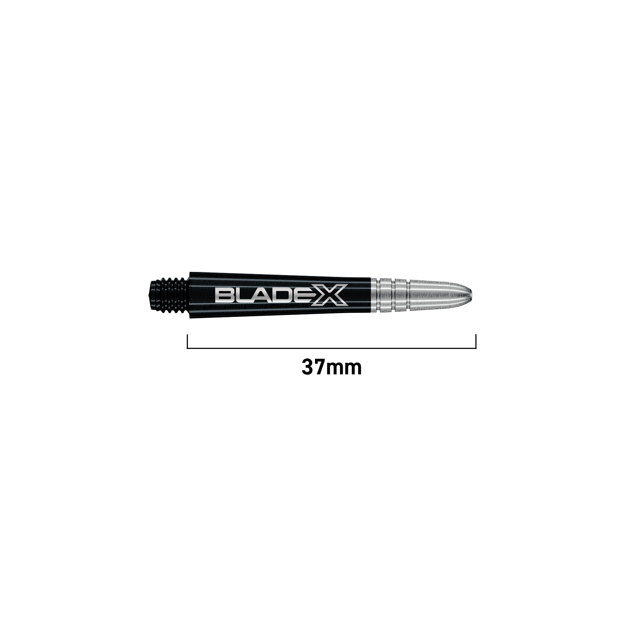 winmau-vecta-blade-x-shafts-medium-schwarz-silber-3er image 2