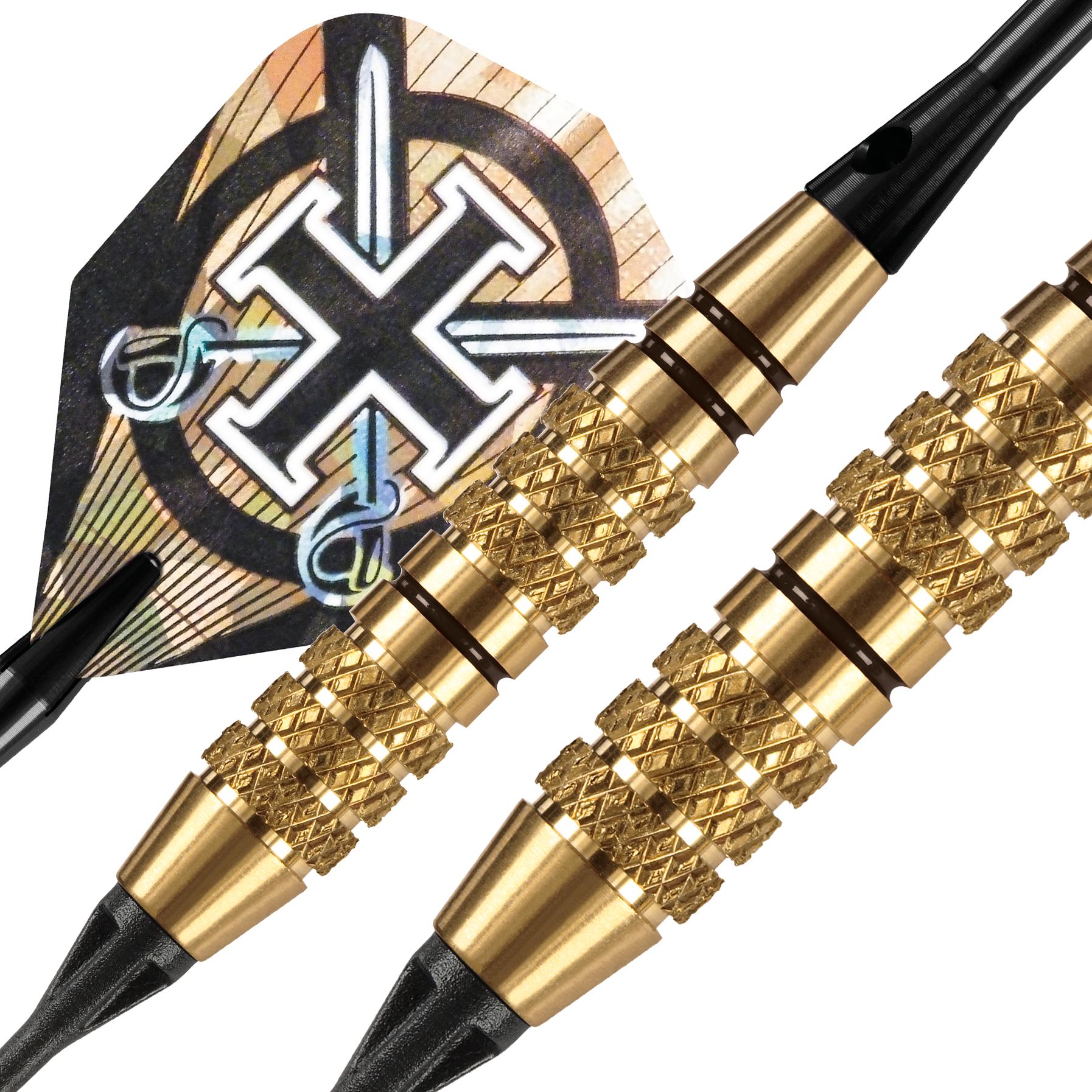 harrows-corsair-black-18g-softdarts-messing-3er-set image 3