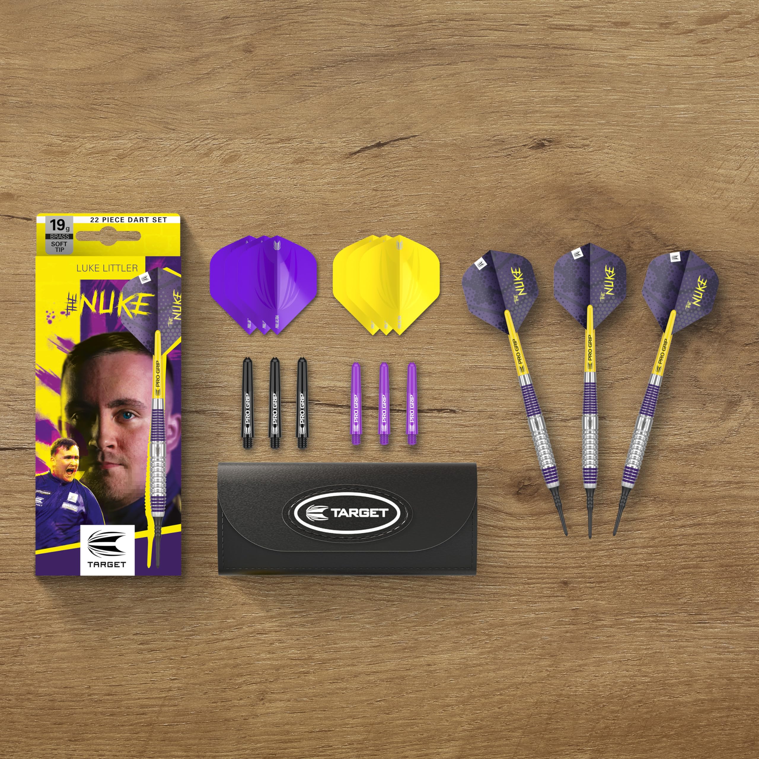 target-luke-littler-softdarts-19g-messing-mit-case image 6