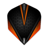 red-dragon-hardcore-radical-standard-flights-schwarz-orange-12er image 2
