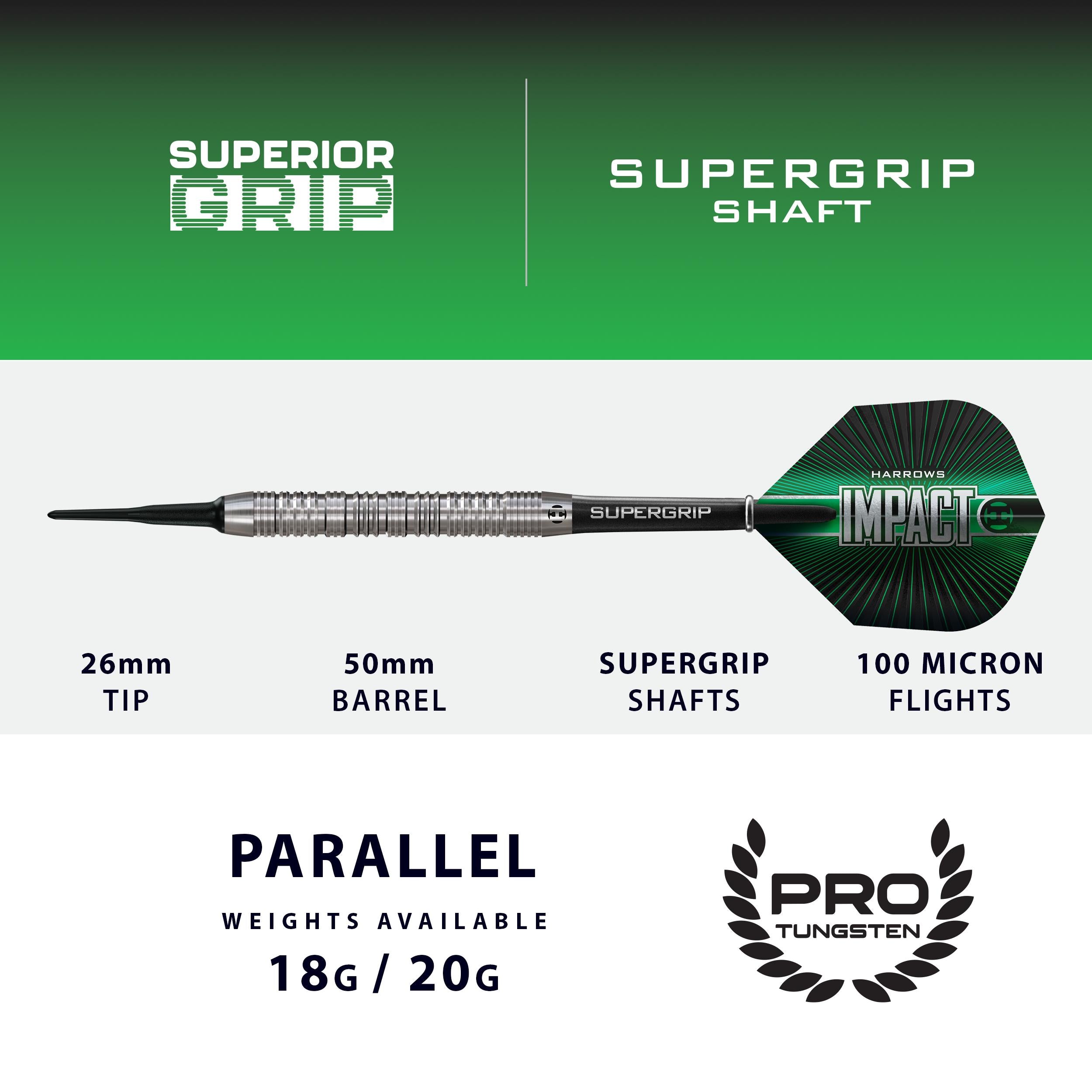 harrows-impact-18g-softdarts-wolfram-mit-starkem-grip image 3
